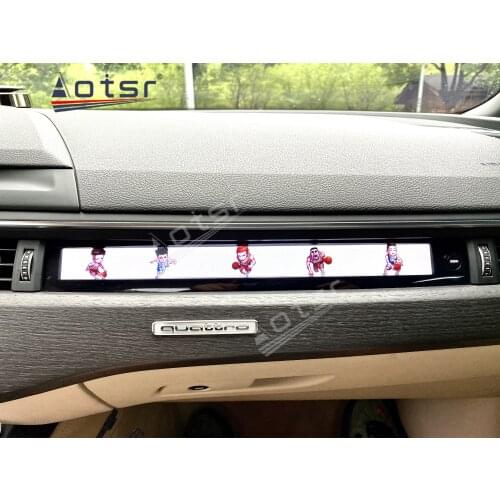 Android LCD Car Instrument Dashboard Display For Audi A4 A5 Q7 A6 A7 LCD Copilot Display Multimedia Head Unit GPS Navigation