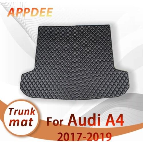 APPDEE Car trunk mat for Audi A4 2017 2018 2019 cargo liner carpet interior accessories cover