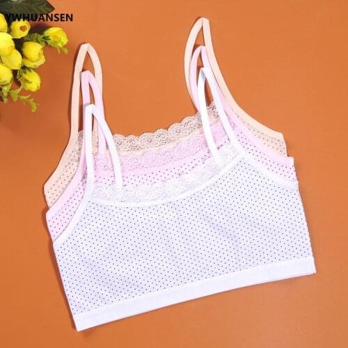 YWHUANSEN Lace Bras For Girls Spot Summer Thin The Bra Small Young Girl Bra Clothes For Training Childrens Bra Childs Undewear