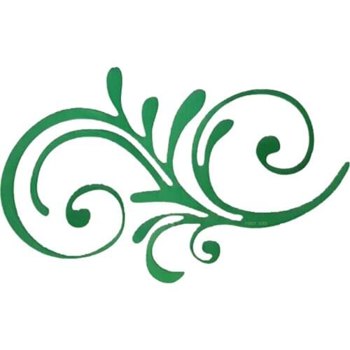 2021 New Swirl plant Dies Cutting Wooden Knife Die Compatible With Most Manual Die Cut Cutters