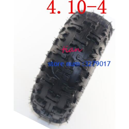 Newest 4.10/3.50-4rubber out and inner tire Fit All Models electric scooter ATV Quad Go Kart 47cc 49cc 4.10-4 Tire