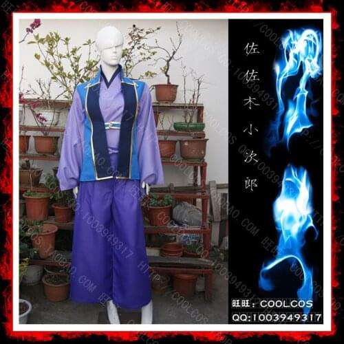 Newest! Fate Stay Night Assassin Kimono Unisex Cosplay Costume with sleeves,Perfect Custom For you! 11