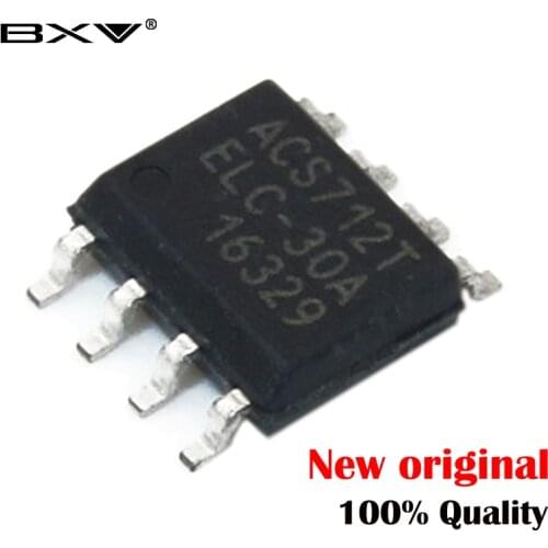 2PCS ACS712ELCTR-05B-T SOP8 ACS712T SOP ACS712 ACS712ELCTR SOP-8 SMD New and Original IC Logic Ics