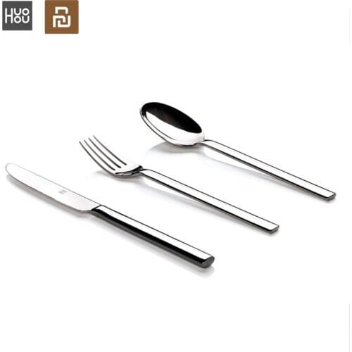 Original youpin Huohou Steak Knives Spoon Fork Stainless Steel Dinner Dinnerware Household Cutlery For Family Friends Gift
