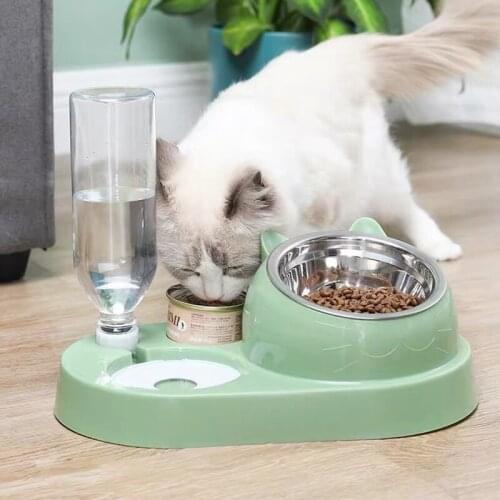 Cat Bowl Drinker 16 Degrees Tilted Safeguard Neck pet supplies cat accessories pet cute bowl Neck protection bowl