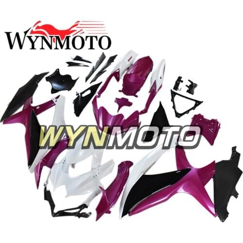 Complete Fairing Kit For Suzuki GSXR600 750 K8 08 09 10 Cowlings ABS Plastic Injection Purple Black Covers New Motorcycle Hull
