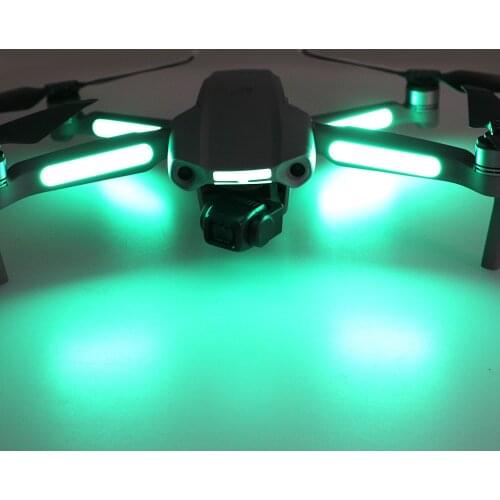 Luminous Fluorescent Sticker Patch Night Flight Light Decal Film for DJI Mavic Air 2 Pro Autel EVO 2 Drone Fluorescent Decals