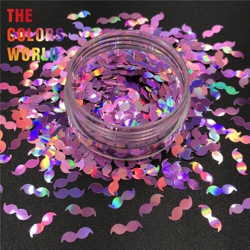 TCT-487 Moustache Beard Nail Charms Nail Glitter Nail Art Decoration uñas маникюр втирка для ногтей Makeup косметика Accessories