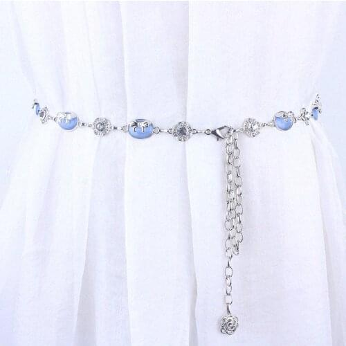 TINGRUI Women's Metal Belts