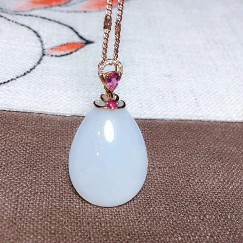 18k gold and Tian Baiyu pendanth04