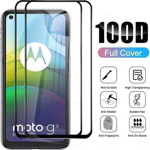 2PCS Full Cover Tempered Glasses On For Motorola Moto G9 Power Screen Protector Glass On For Moto G9 Power Glas Phone Film 6.8