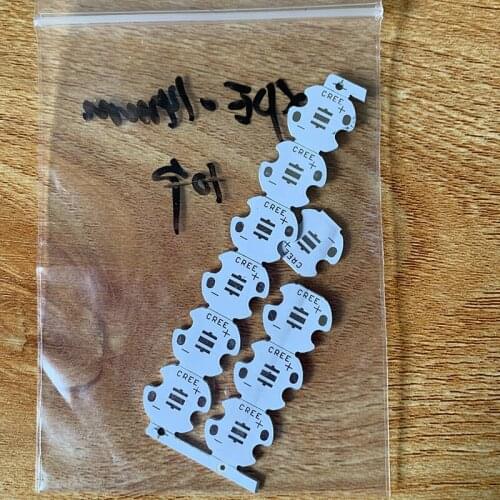 10PCS/Bag High Power LED XPE 14MM Aluminum Heatsink PCB Star