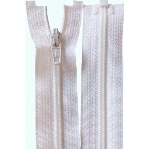 30pcs/lot 3# Ykk Zipper Nylon Coil Single Open End Black White Blue Underwear Hat Jacket Separating Zippers Tailor Accessories