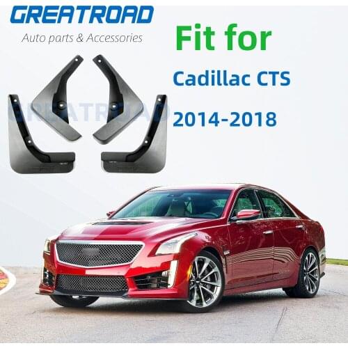 4pcs/set Car Front Rear Mud Flaps For Cadillac CTS 2014-2018 Mudflaps Splash Guards Mud Flap Mudguards Fender 2015 2016 2017
