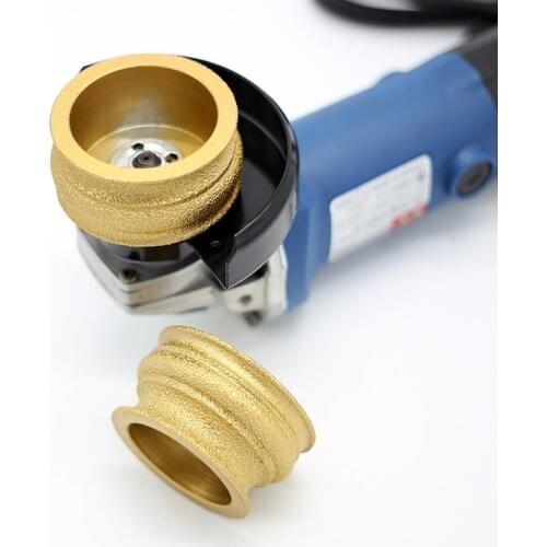 Brazing diamond angle grinder 407 stone edging round ceramic glass edge knife disc