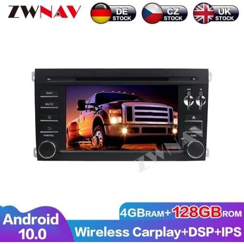 Auto Radio Multimedia 4G+128G Android10 DSP Audio DVD Player Cars Navigation For Porsche Cayenne GPS Head Unit
