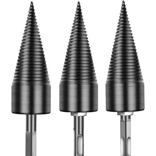 Firewood cutting bit firewood breaking split cone household electric hammer hand electric drill impact water drilling bit