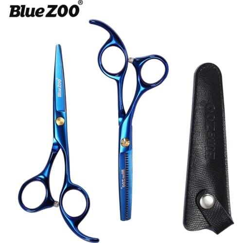 Blue ZOO Thinning Hairdressing Scissors
