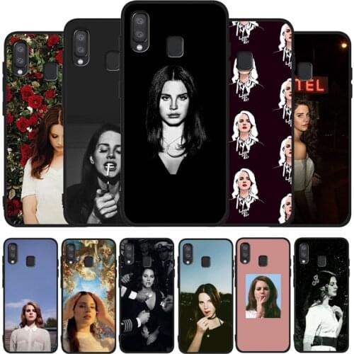 Sexy singer model Lana Del Rey Black Phone Case For Samsung Galaxy A71 A51 A41 A31 A20E A10 A20 A40 A50 A70 M30S M20 A7 A8 A9