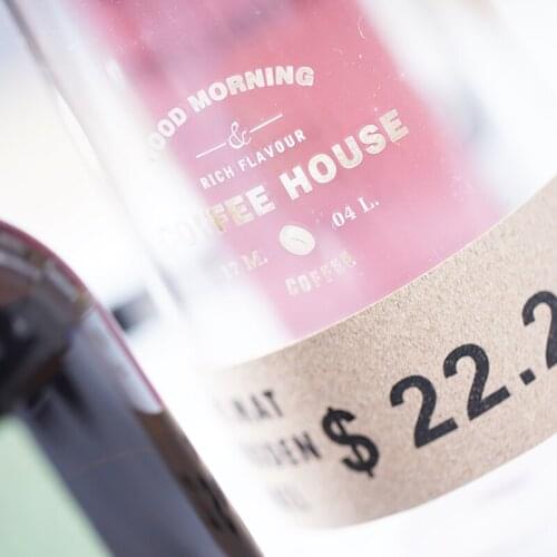 Color sticker office stationery cork label sticker A5 household goods storage classification label A4 print label