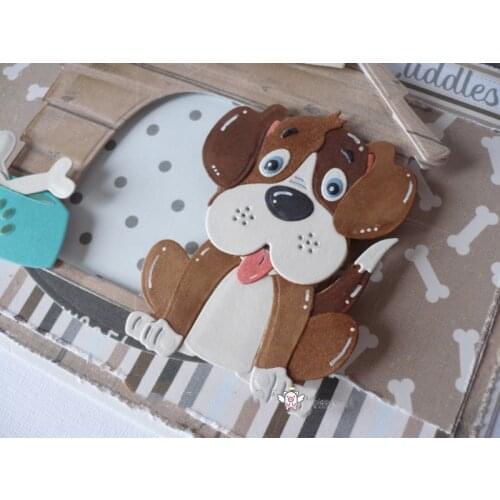 New Dog decoration Metal Cutting Dies Stencils DIY Scrapbooking Paper/photo Cards Embossing Dies