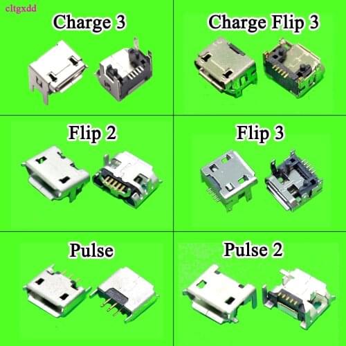 For JBL Charge 3 4 Flip 5 4 3 2 Pulse 2 5 Flip4 Clip2 Bluetooth Speaker Female 5Pin Micro USB Jack Charging Connector Socket