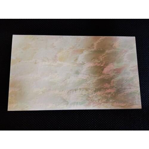 Flexible mother of pearl laminate sheet shell veneer self-adhesive sticker backing