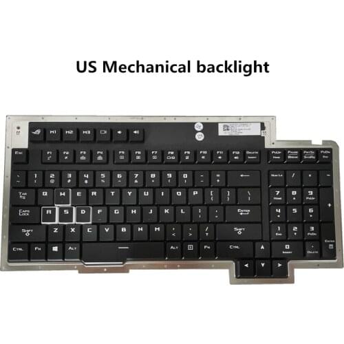 Laptop/Notebook US backlit Keyboard for Asus ROG Strix GX800 GX800V GX800VH GX800VHK V154262CS1 mechanical backlit