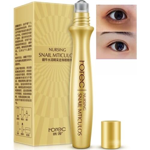 Snails Skin Care Eye Massage Cream Slide Ball Essence Firming Remover Dark Circles Wrinkle Anti-puffiness Bags Under Eye