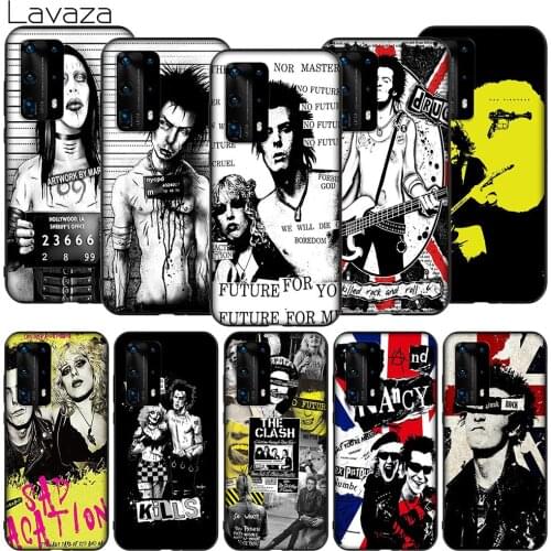 Lavaza K123 Sid Vicious Case for Huawei P9 P10 P20 P30 P40 Y6 Y7 Y9 Lite Pro Max Prime Mini 2019