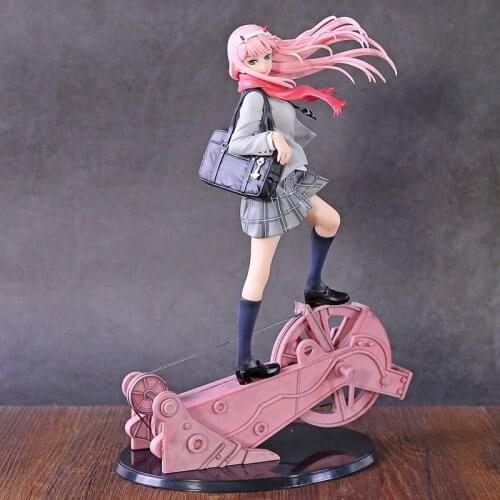 DARLING In The FRANXX Zero Two School Uniform Ver. PVC Figure Anime Girl Collection Doll Toy
