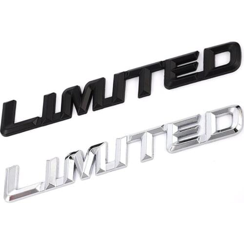 3D Metal LIMITED Emblem Badge Decal Car Body Stickers For Mercedes BMW Audi Ford Toyota Hydai Opel Lada Ford Toyota Honda Jeep