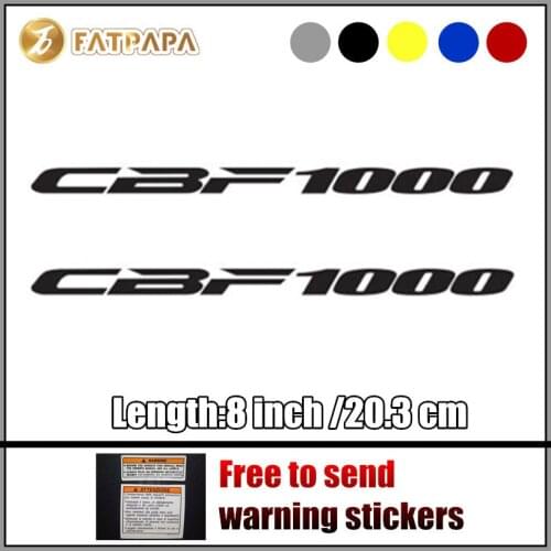Motorcycle bike Fuel tank Wheels Fairing notebook Luggage helmet MOTO Sticker decals For Honda CBF 1000 CBF1000