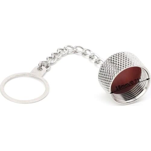 N Female UHF Female Dust-Proof Cap Belt With M16 Threads RF Connector