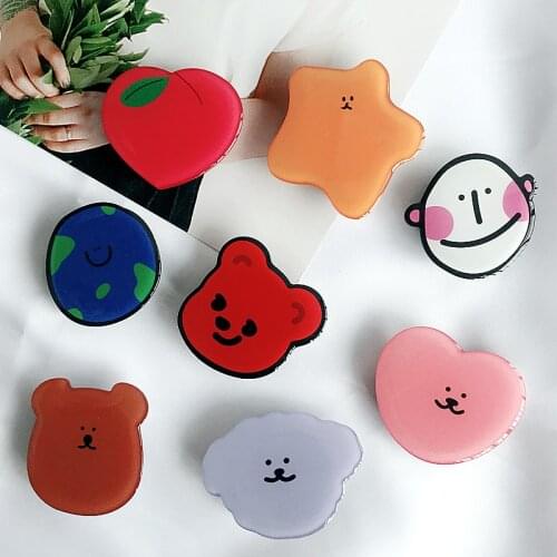 New hot-selling universal cute cartoon foldable mobile phone finger ring bracket handle airbag bracket accessories for iPhone