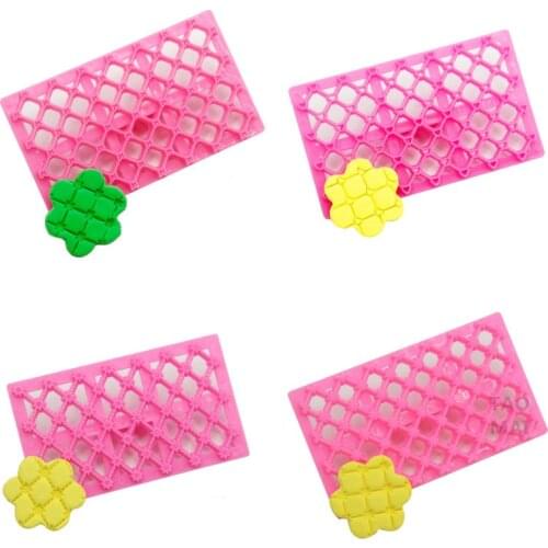 Clay Polymer Plastic Embossing Mold Flower Love Butterfly Manual Pattern Pressing Cutting Die Clay Sculpture Modeling Tool