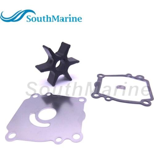 Boat Motor 17400-87E03 17400-87E04 Water Pump Repair Kit without Housing for DF60 DF70 DT90 DT100 Outboard Engine, 18-325