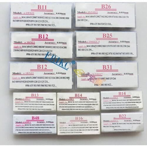 Wholesale Injector Washer Shim B11 B12 B13 B14 B15 B16 B22 B25 B26 B31 B37 B40 B41 B48 Adjusting Washers Shims Gasket Repair Kit
