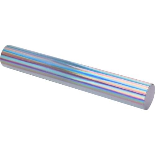 SUNICE Holographic Chrome Rainbow Lettering Film Car Styling films Air Bubble Free Decorative DIY Design Cutting Decor Sticker