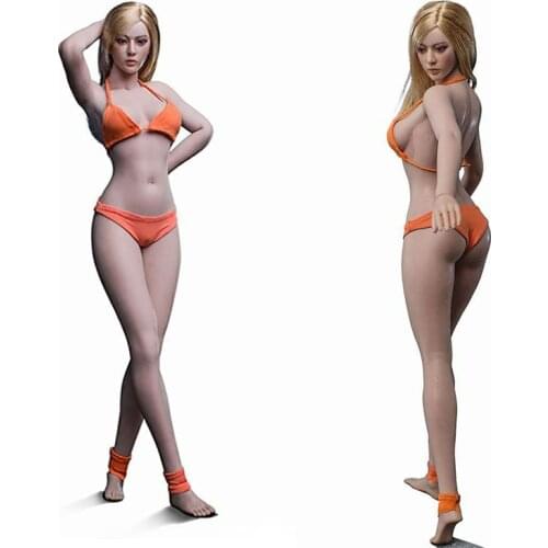 TBL S32A S33B 1/6 Female Pale Suntan Mid Bust Action Figure 29.4cm Super-Flexible Seamless Body Model