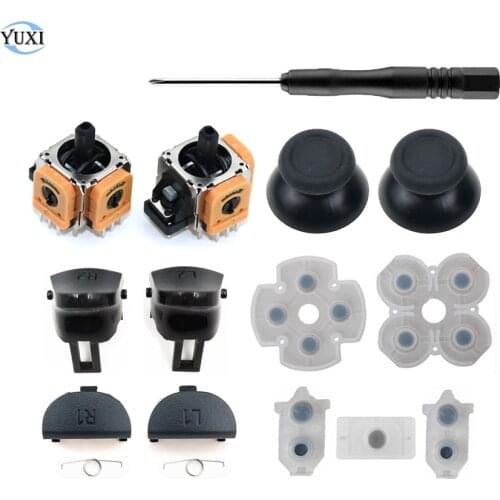 YuXi 3D Analog Joystick Sensor Module Potentiometer For PlayStation 5 PS5 4 PS4 Pro Slim Controller L1 R1 L2 R2 Trigger Buttons