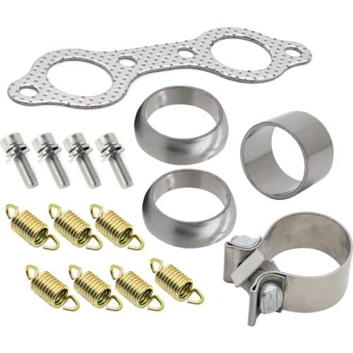 ATV Parts & Accessories Exhaust Muffler Pipe Repair Kit For Polaris RZR 800 4X4 EFI 2008 2009 2010 2011