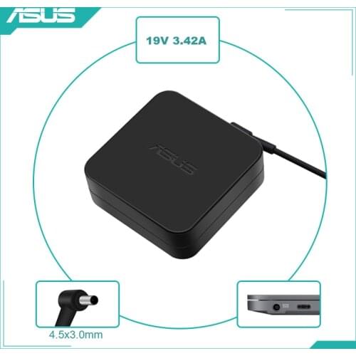 19V 3.42A 4.5x3.0mm AC Adapter Laptop Charger For Asus X755J UX481 UX481FL UX480 UX480FD UX480F P553UJ P553UA PU301LA P500CA