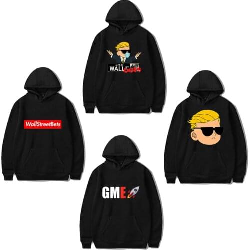 Hot Gamestop Sudadera Hombre Hip Hop WallStreetBets Hoodies Adults Sweatshirts Cloth Harajuku Teenager oversize Hoodie Women