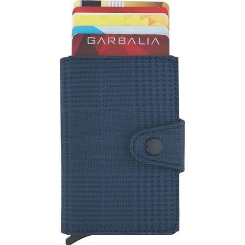 Garbalia Mechanism Plaid Card Holder Wallet High Quality for Ladies Carteira Feminina Кошелек Женский Carteras Para Mujer
