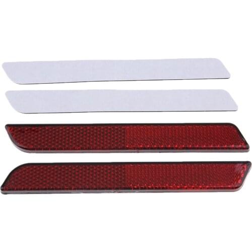 145mm Red Reflector For Touring 1994-2013 Saddlebag Latch Visibility