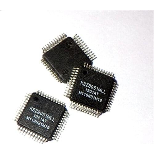5PCS/LOT KSZ8051MLL TR TXRX PHY 10/T100 3.3V MII LQFP-48 KSZ8051MLLTR New Original