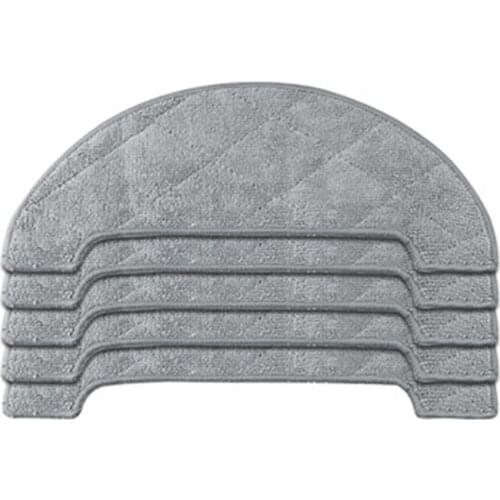 5pcs Mop Cloth for Proscenic M7 MAX M8 /VIOMI VXVC11 Robotic Vacuum Cleaner Spare Parts Accessories Cleaning Mop Replacement