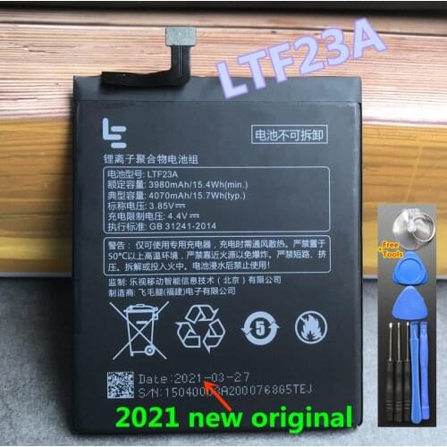 Original LTF23A 4070mAh Battery For Letv LeEco Le Pro 3 X720 X722 X728 Batteries