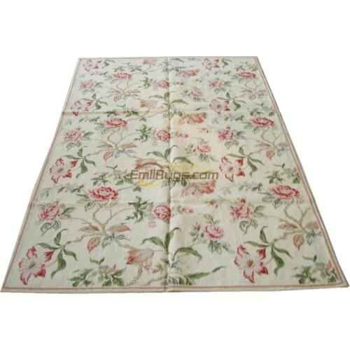 Aubusson needlepoint rug carpet handmade wool area rug russian carpet